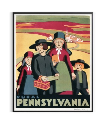 Vintage Pennsylvania Poster Art shop