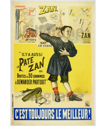 PÂTE de ZAN Rxgz-POSTER/REPRODUCTION  d1 AFFICHE VINTAGE Voir les baskets