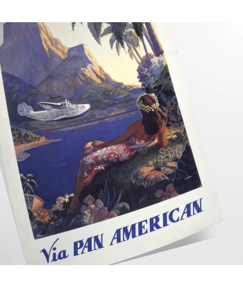 Pan American Vintage Travel Poster les ligaments