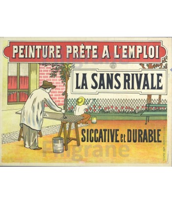 PEINTURE LA SANS RIVALE Rosx-POSTER/REPRODUCTION  d1 AFFICHE VINTAGE suggérées chez