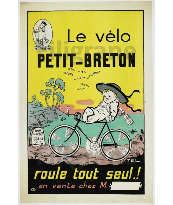 PETIT BRETON VéLO/CYCLES Ryhv-POSTER/REPRODUCTION  d1 AFFICHE VINTAGE solde