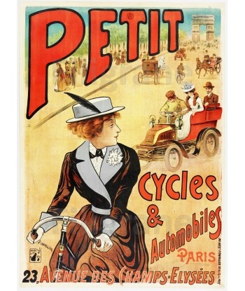 PETIT VéLO/CYCLES Rtfp-POSTER/REPRODUCTION  d1 AFFICHE VINTAGE À commander