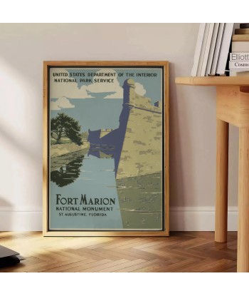 Fort Marion Vintage Travel Poster acheter en ligne