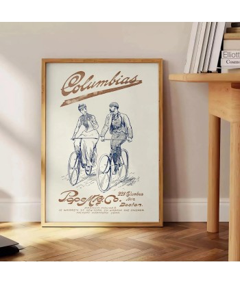 Columbia Boston Vintage Travel Print l'évolution des habitudes 