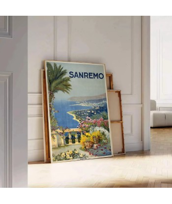 Sanremo Italy Vintage Travel Poster du meilleur 