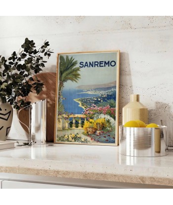 Sanremo Italy Vintage Travel Poster du meilleur 