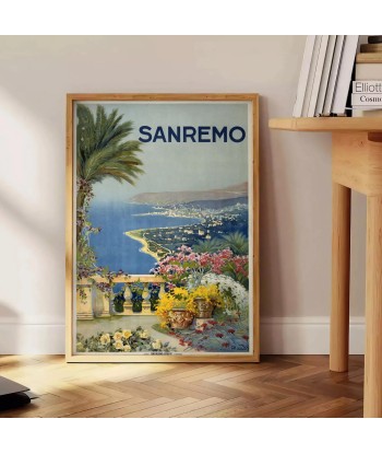 Sanremo Italy Vintage Travel Poster du meilleur 