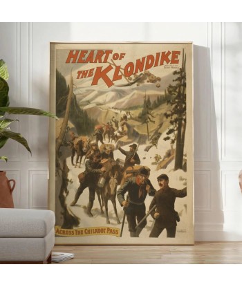 Heart of the Klondike Vintage Print pas cher chine