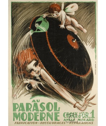 PUB AU PARASL MODERNE Rjks-POSTER/REPRODUCTION  d1 AFFICHE VINTAGE Les magasins à Paris et en Île-de-France