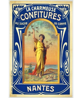 PUB CONFITURES NANTES Rfqz-POSTER/REPRODUCTION  d1 AFFICHE VINTAGE les ligaments