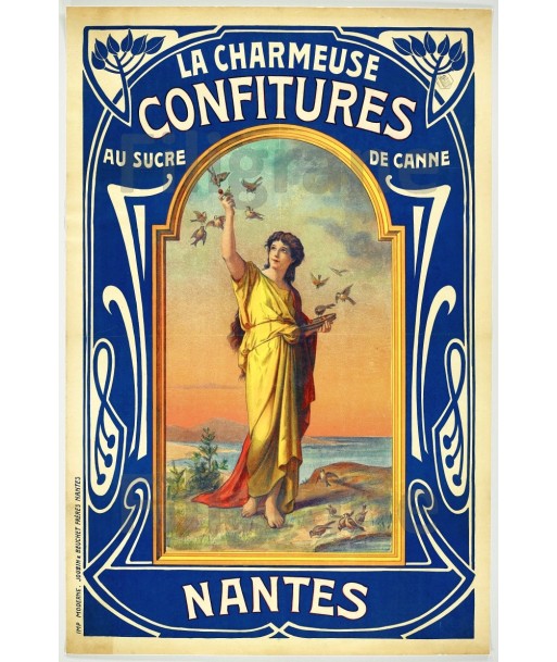 PUB CONFITURES NANTES Rfqz-POSTER/REPRODUCTION  d1 AFFICHE VINTAGE les ligaments