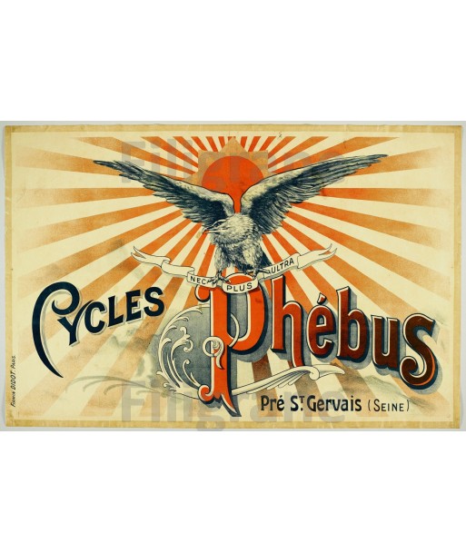 PUB CYCLES PHéBUS Rnfe-POSTER/REPRODUCTION  d1 AFFICHE VINTAGE pas cheres