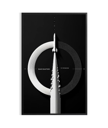 Space Rocket Technology Wall Art pas cheres