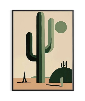 Minimal Botanical Cactus Poster 1 est présent 