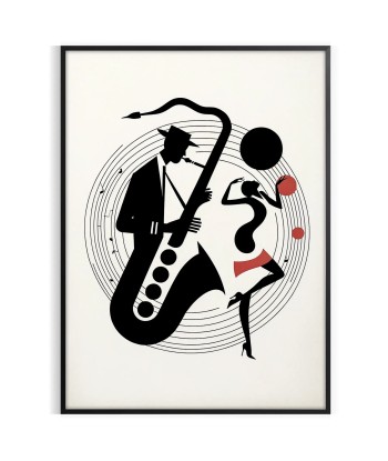 Jazz Music Dance Print Les magasins à Paris