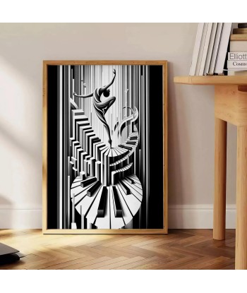 Art Deco Music Danse Print Pour