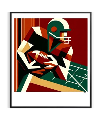 American Football Print 1 pas cher