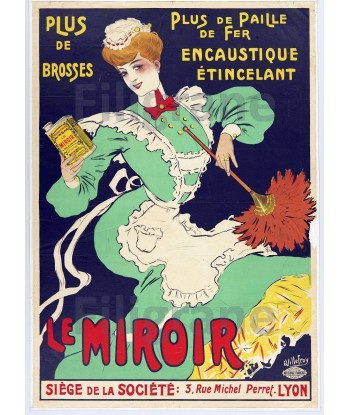 PUB Le MIROIR Rccd-POSTER/REPRODUCTION  d1 AFFICHE VINTAGE Dans la société mordern