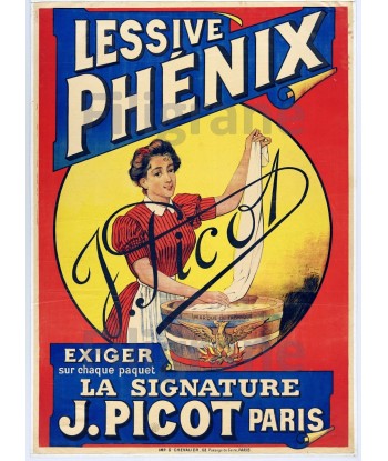 PUB LESSIVE PHéNIX Rcrv-POSTER/REPRODUCTION  d1 AFFICHE VINTAGE est présent 