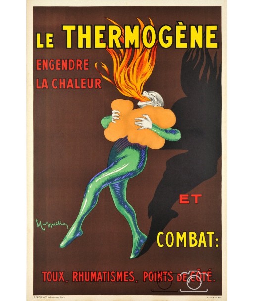 PUB LE THERMOGèNE Rxoh-POSTER/REPRODUCTION  d1 AFFICHE VINTAGE Faites des économies