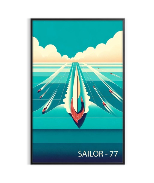 Ocean Boat Sailor 77 Print vente chaude votre 