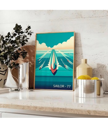 Ocean Boat Sailor 77 Print vente chaude votre 