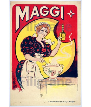 PUB MAGGI Rmte-POSTER/REPRODUCTION  d1 AFFICHE VINTAGE la colonne vertébrale