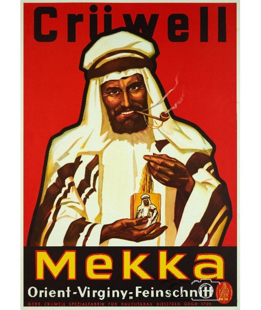 PUB MEKKA CRÜWELL Rofs-POSTER/REPRODUCTION  d1 AFFICHE VINTAGE les muscles