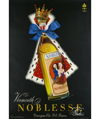 PUB VERMOUTH NOBLESSE Rgzf-POSTER/REPRODUCTION  d1 AFFICHE VINTAGE les muscles