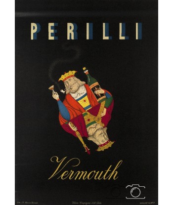 PUB VERMOUTH PERILLI Rxey-POSTER/REPRODUCTION  d1 AFFICHE VINTAGE vous aussi creer 