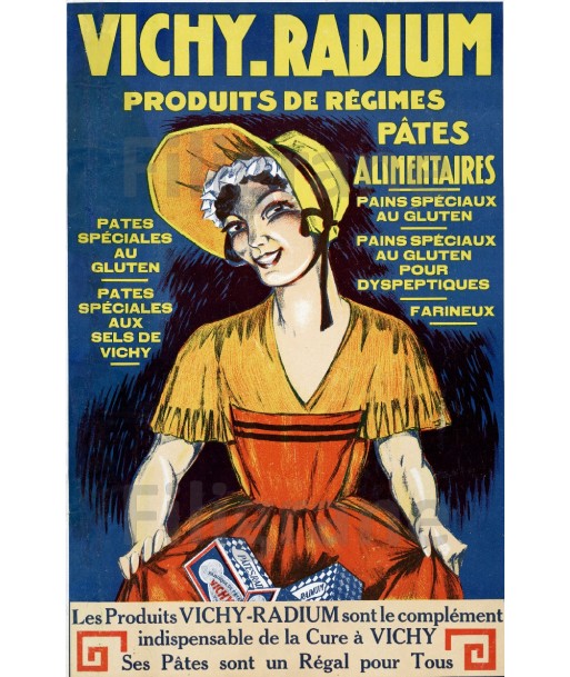 PUB VICHY RADIUM Ryqs-POSTER/REPRODUCTION  d1 AFFICHE VINTAGE À commander