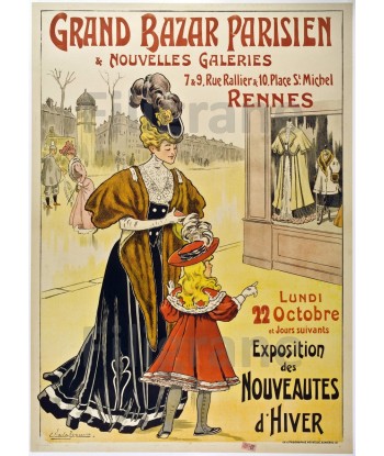 RENNES GRAND BAZAR Rzhw-POSTER/REPRODUCTION  d1 AFFICHE VINTAGE vente chaude votre 