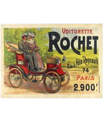 ROCHET VOITURETTE Rbon-POSTER/REPRODUCTION  d1 AFFICHE VINTAGE store