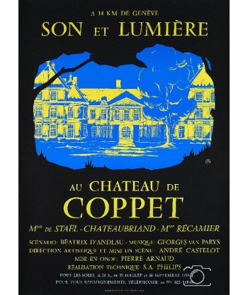 SPECTACLE ChâTEAU de COPPET Roil-POSTER/REPRODUCTION  d1 AFFICHE VINTAGE À commander