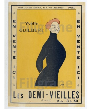 Yvette GUILBERT SPECTACLE Rqzg-POSTER/REPRODUCTION  d1 AFFICHE VINTAGE acheter en ligne