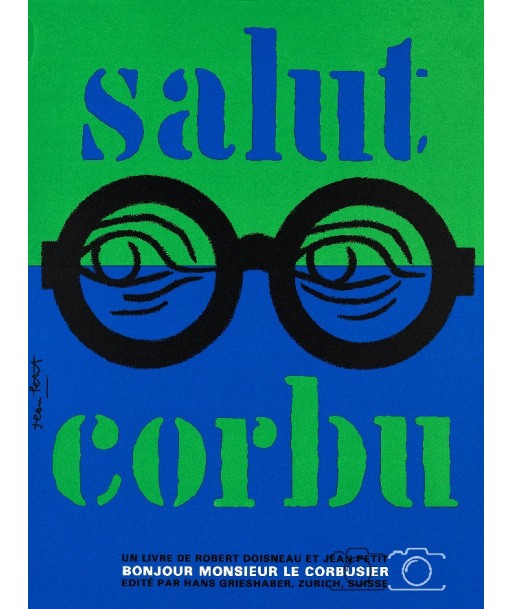 EXPO LE CORBUSIER Rgqt-POSTER/REPRODUCTION d1 AFFICHE VINTAGE les ligaments