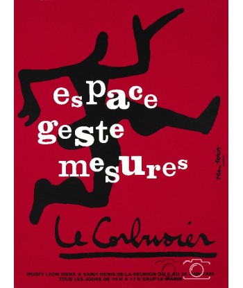 EXPO LE CORBUSIER Rnlj-POSTER/REPRODUCTION d1 AFFICHE VINTAGE les muscles