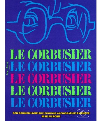 EXPO LE CORBUSIER Rplw-POSTER/REPRODUCTION d1 AFFICHE VINTAGE Les magasins à Paris et en Île-de-France