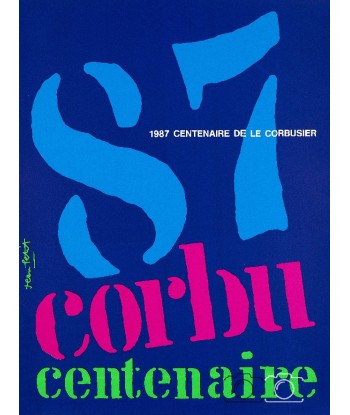 EXPO LE CORBUSIER Rtal-POSTER/REPRODUCTION d1 AFFICHE VINTAGE Fin de série