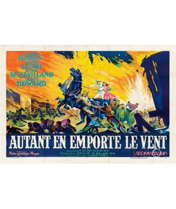 FILM AUTANT EN EMPORTE LE VENT Rvrd-REPRODUCTION d1 AFFICHE CINéMA pas cheres