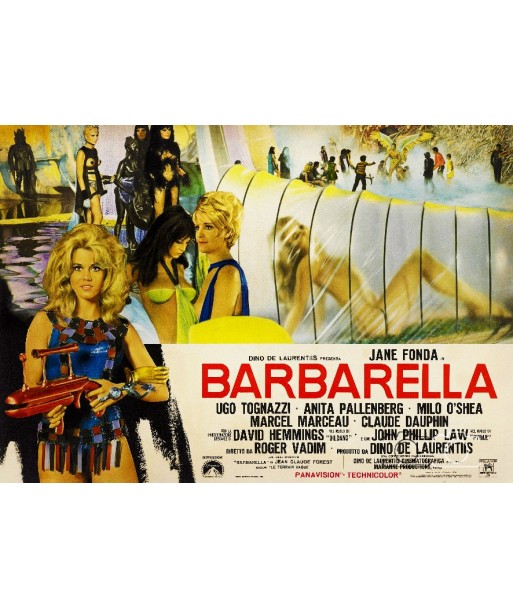 FILM BARBARELLA Rgyn-POSTER/REPRODUCTION d1 AFFICHE CINéMA l'évolution des habitudes 