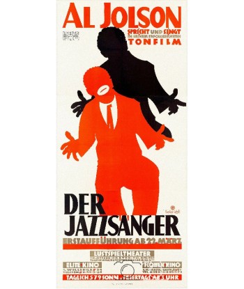 FILM DER JAZZSANGER Rycr-POSTER/REPRODUCTION d1 AFFICHE CINéMA En savoir plus