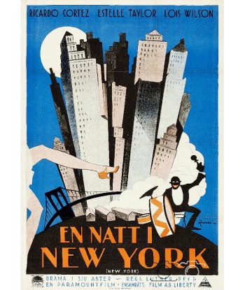 FILM EN NATTI NEW-YORK Rylx-POSTER/REPRODUCTION d1 AFFICHE CINéMA Livraison rapide