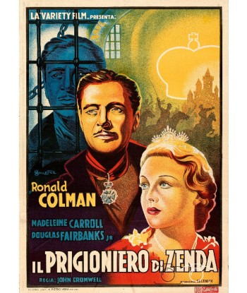 FILM IL PRIGIONIERO di ZENDA Rmni-POSTER/REPRODUCTION d1 AFFICHE CINéMA les ligaments