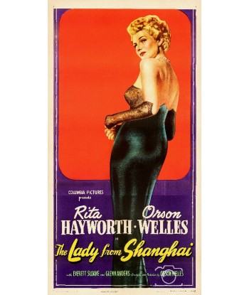 FILM LA DAME de SHANGHAÏ Rbos-POSTER/REPRODUCTION d1 AFFICHE CINéMA de pas cher