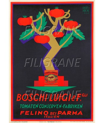 PUB BOSCHILUIGI TOMATEN Ryjz-POSTER/REPRODUCTION d1 AFFICHE VINTAGE Comment ça marche