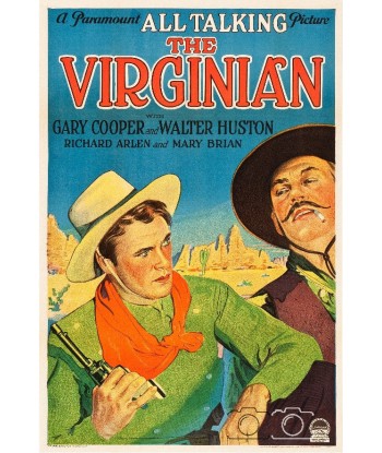 FILM LE VIRGINIEN Rpqn-POSTER/REPRODUCTION d1 AFFICHE CINéMA prix pour 