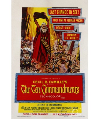 FILM LES DIX COMMANDEMENTS Rbvi-POSTER/REPRODUCTION d1 AFFICHE CINéMA shop