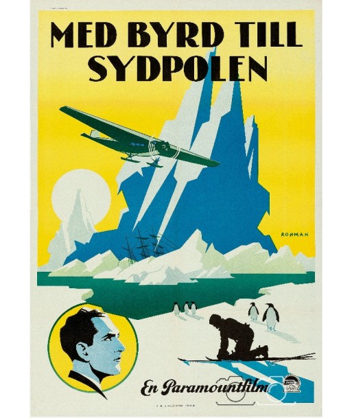 FILM MED BYRD TILL SYDPOLEN Rhap-POSTER/REPRODUCTION d1 AFFICHE CINéMA soldes