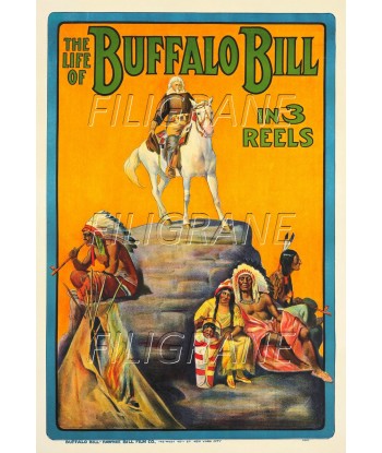 CIRQUE BUFFALO BILL INDIENS Rfdn-POSTER/REPRODUCTION d1 AFFICHE VINTAGE hantent personnes